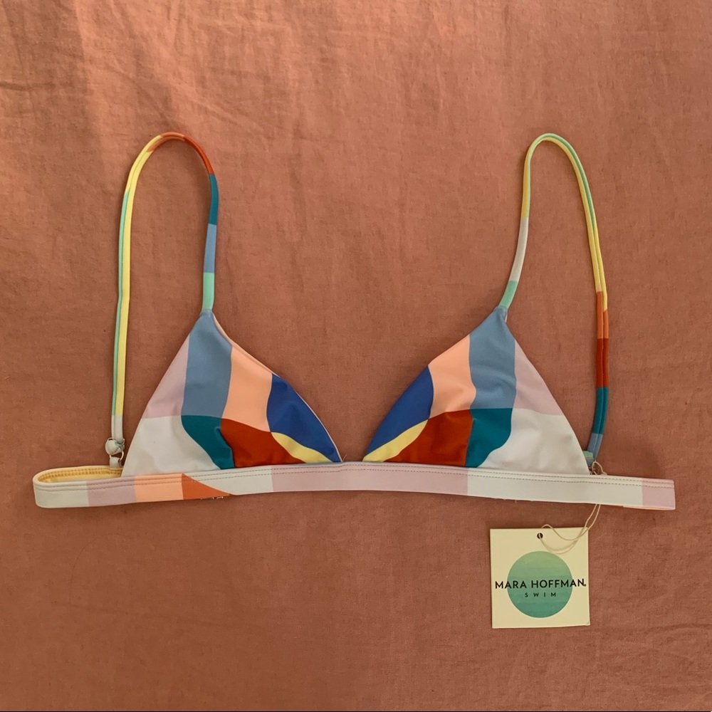 Mara Hoffman Triangle Bikini Top